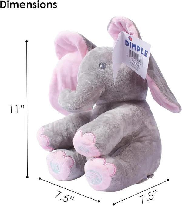 50% OFF - Peek a boo Talking Elephant - shopzykart™