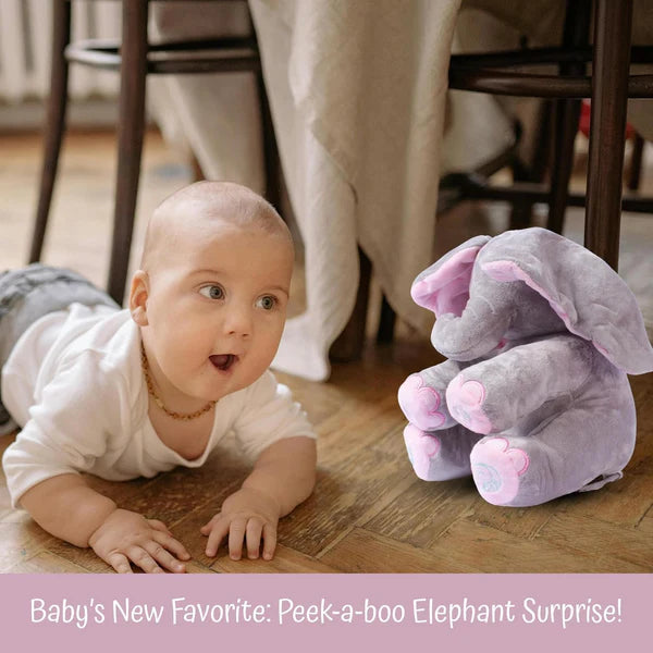 50% OFF - Peek a boo Talking Elephant - shopzykart™