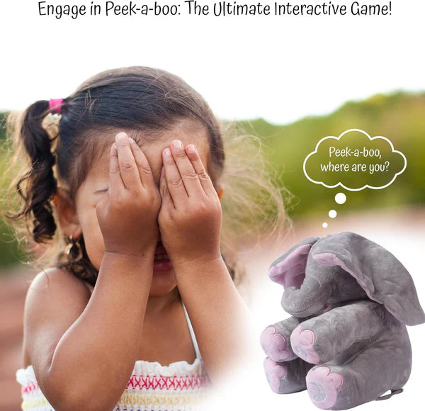 50% OFF - Peek a boo Talking Elephant - shopzykart™