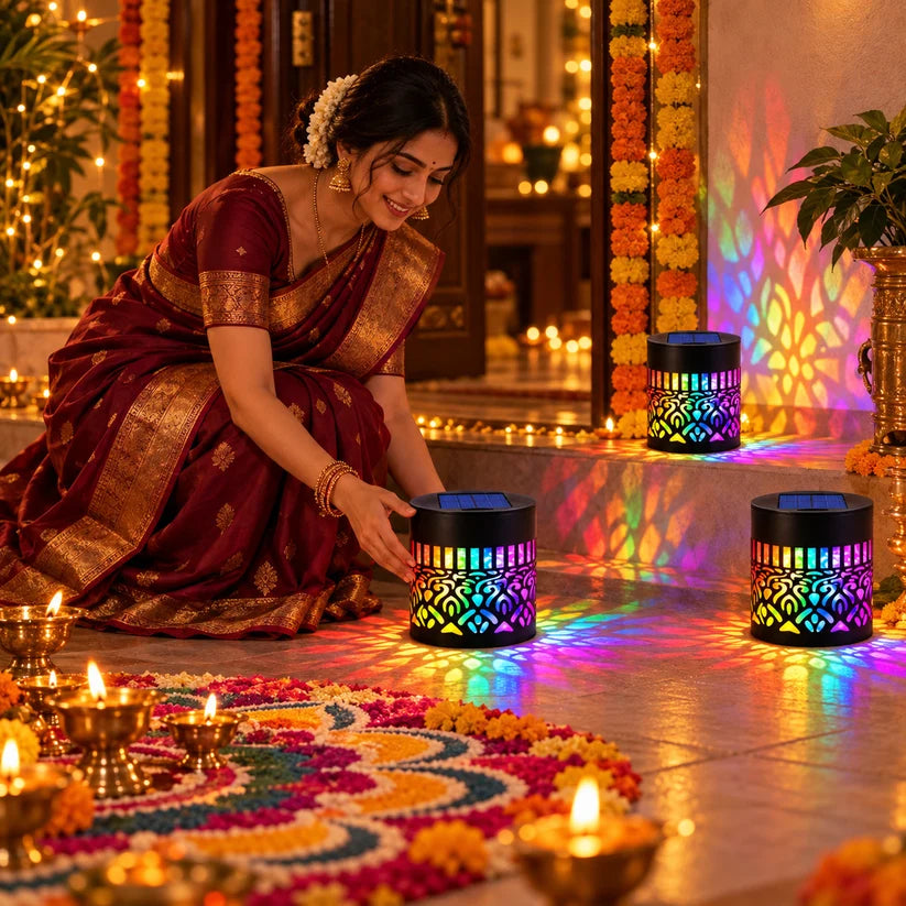 🔥 50% OFF – Solar Mandala Lantern 🪔✨ | Perfect for Navratri & Diwali – Light Up Your Festive Nights!