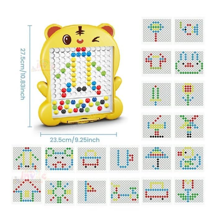 Magnetic Drawing Board – Educational Dot-to-Dot Creativity Board