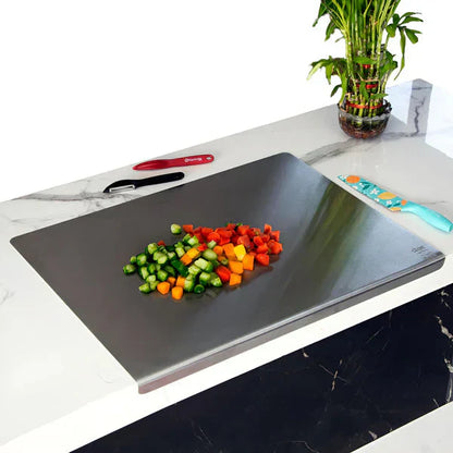 The Steel Standard - Stainless Steel Chopping Board (35x31cm)
