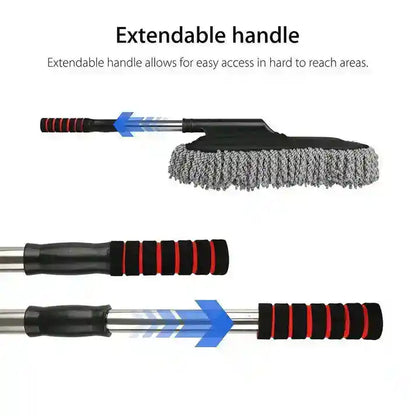 Extendable Microfiber Cleaning Brush +car cleaning brush At Just Rs 799 Only