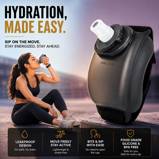 Wearable Quick-Sip Bottle