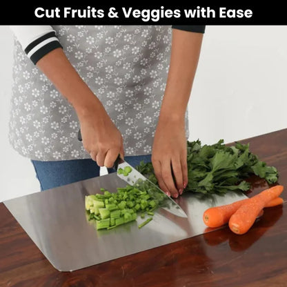The Steel Standard - Stainless Steel Chopping Board (35x31cm)