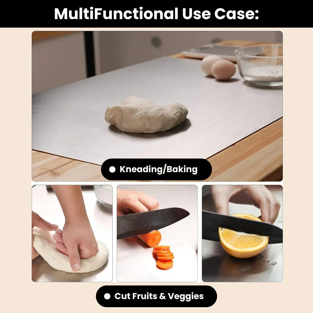 The Steel Standard - Stainless Steel Chopping Board (35x31cm)