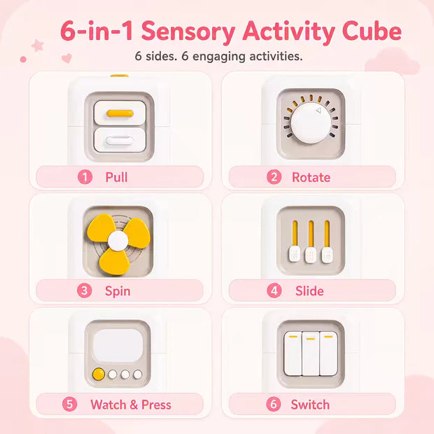 6-in-1 Montessori Activity Cube