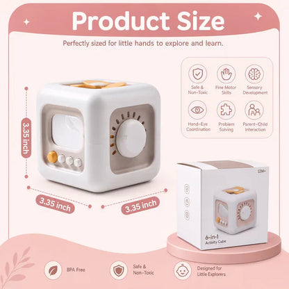 6-in-1 Montessori Activity Cube