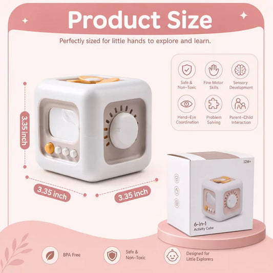 6-in-1 Montessori Activity Cube